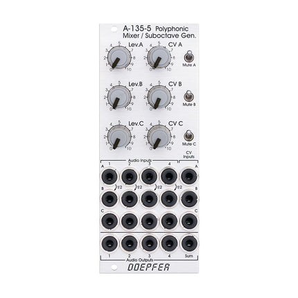 Doepfer - A-135-5 Polyphonic Voltage Controlled Mixer / Suboctave Generator