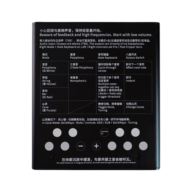 Meng Qi - Wingie MkII Mini Synth Black